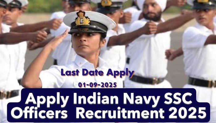 Apply Indian Navy SSC Officers  Recruitment 2025 – 260 Post